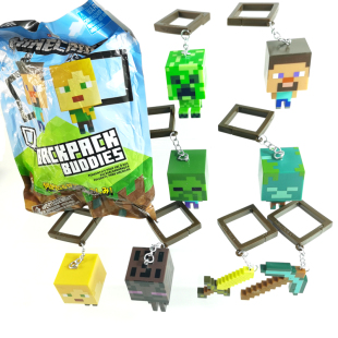 新款正版Minecraft我的世界钥匙扣 亚历克斯挂件游戏人偶