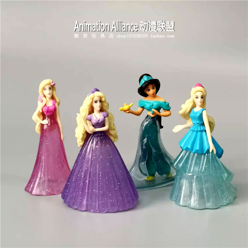 正版散货 迪士尼白雪公主 灰姑娘 卡通动漫人偶 手办摆件女生礼物