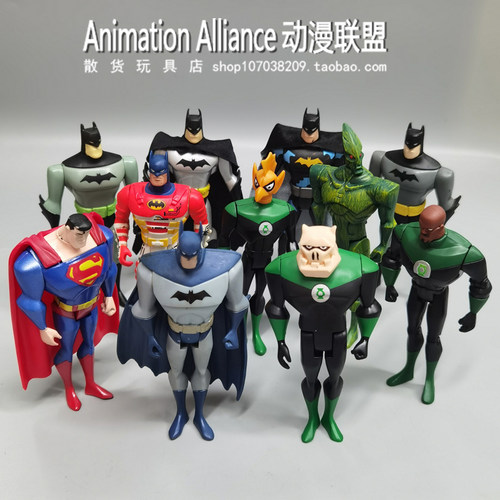 关节可动蝙蝠侠绿灯侠手办