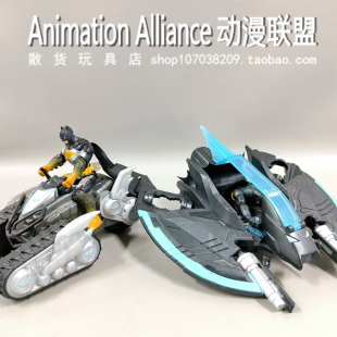 正版散货 DC系列  蝙蝠侠摩托战车飞船载具公仔模型手办玩具