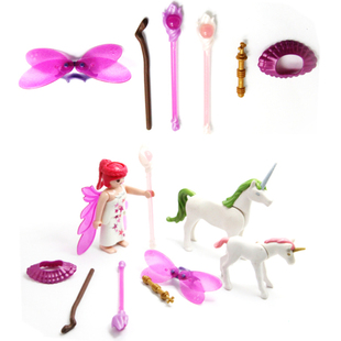 德国Playmobil百乐宝 摩比世界摩比人偶公仔魔法仙子 配件 独角兽