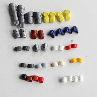 德国Playmobil百乐宝 摩比世界摩比人偶公仔 配件袖口肩套臂甲蓝