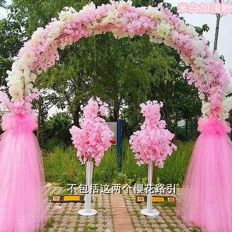 新款花架开业装饰现场婚庆拱门