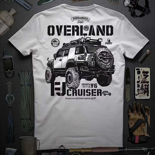 Overland青年短袖陆巡酷路泽FJ