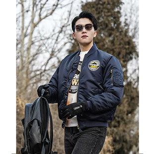 越野江湖秋冬新款空军夹克男士棉衣加厚保暖休闲外套复克美式潮流