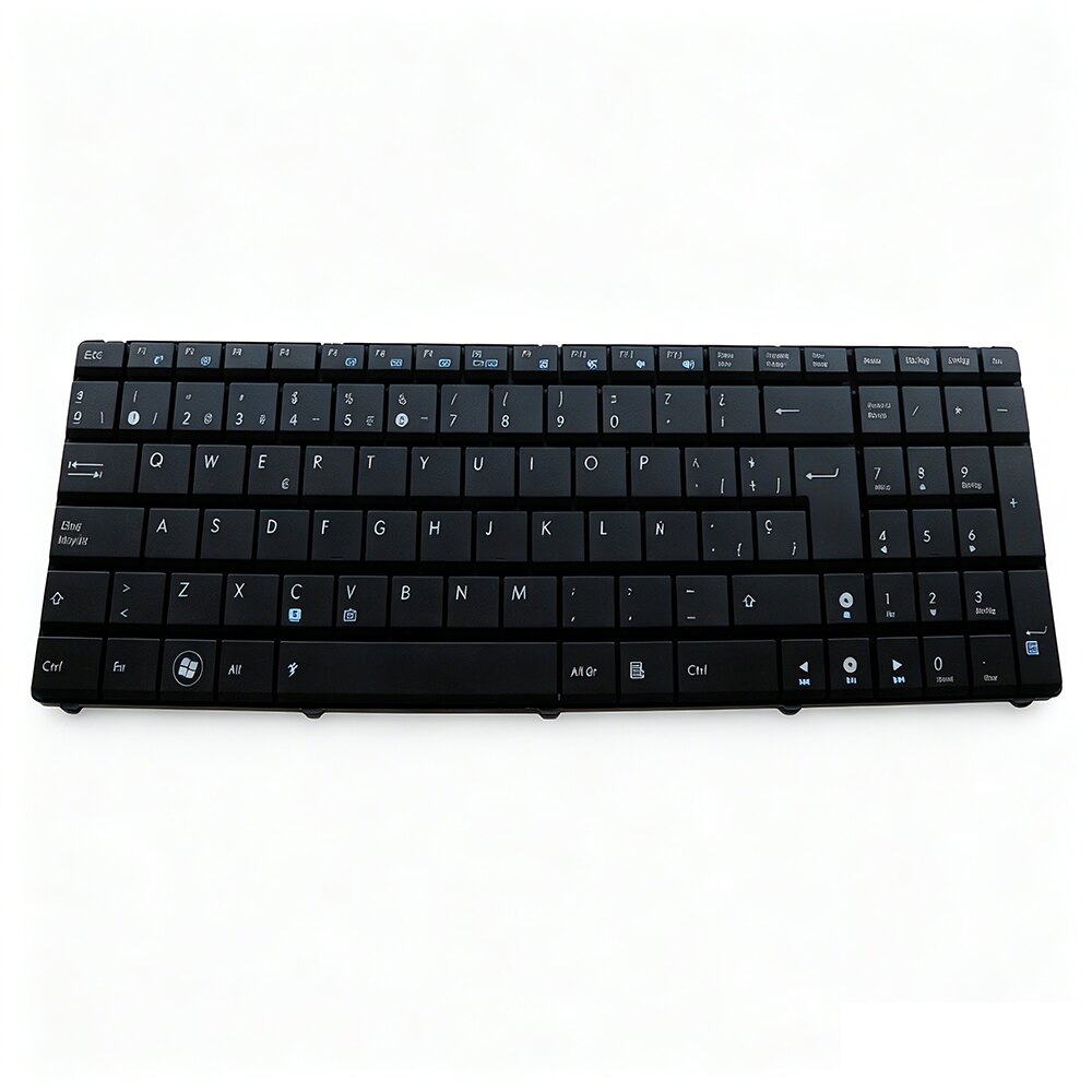 华硕N50V X54X K54HR N53T K52N X52 G73 N73SV X53SJ键盘西班牙