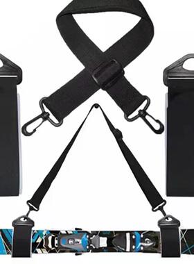 SKIHOT越野及高山滑雪板简易背带双板保护绑带可拆固定背包