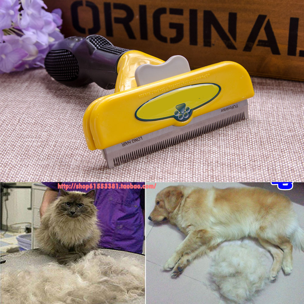 宠物脱毛梳 狗狗去毛褪毛梳子 猫咪脱毛梳 金毛萨摩除毛刮毛器