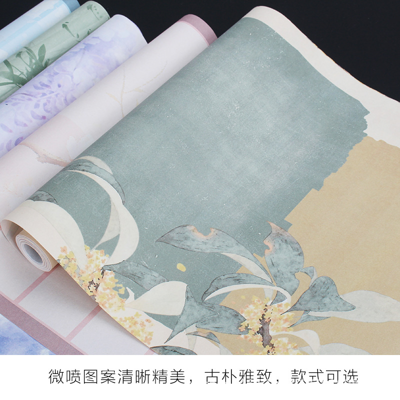 微喷蜡染长卷作品宣纸