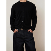 男基础开衫 COLOUR 毛衣 澳洲美丽诺 亲肤100%羊毛针织衫 SOUL