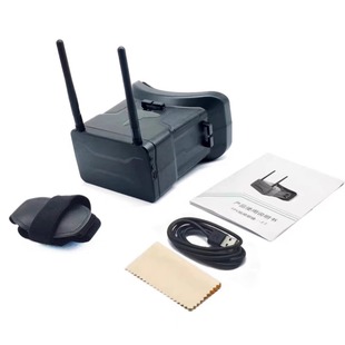 FPV视频眼镜5.8G头戴式 双天线接收48频点4.3英寸穿越机模拟图传