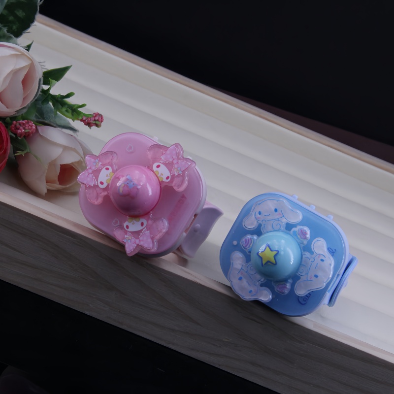 三丽鸥美乐蒂玩具手表儿童啪啪圈旋转带灯甜美公主拍拍圈手环手镯