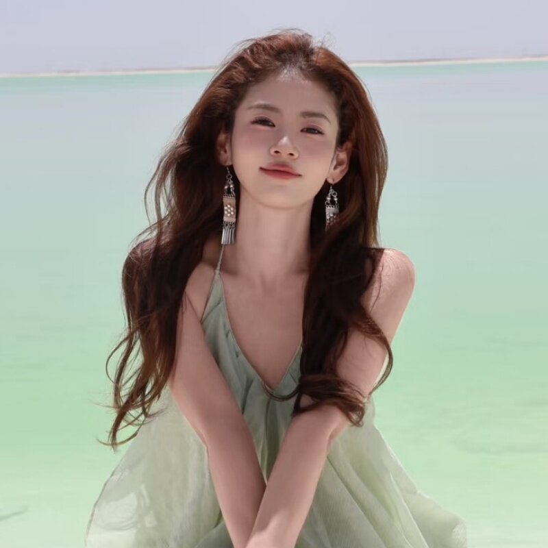 民族风流苏耳环女复古仿苗银宫廷风夸张精致优雅长款时尚重工耳坠