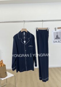 YONGRAN雍然舒适人棉男士家居服睡衣长袖春秋