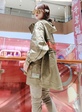 2025年新款风衣女潮中长宽松百搭今年流行女装春秋季欧货时尚外套