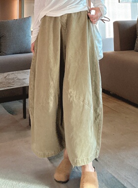 2025独特超好看裤子女款秋宽松bf慵懒风牛仔洋气百搭超火九分裤潮