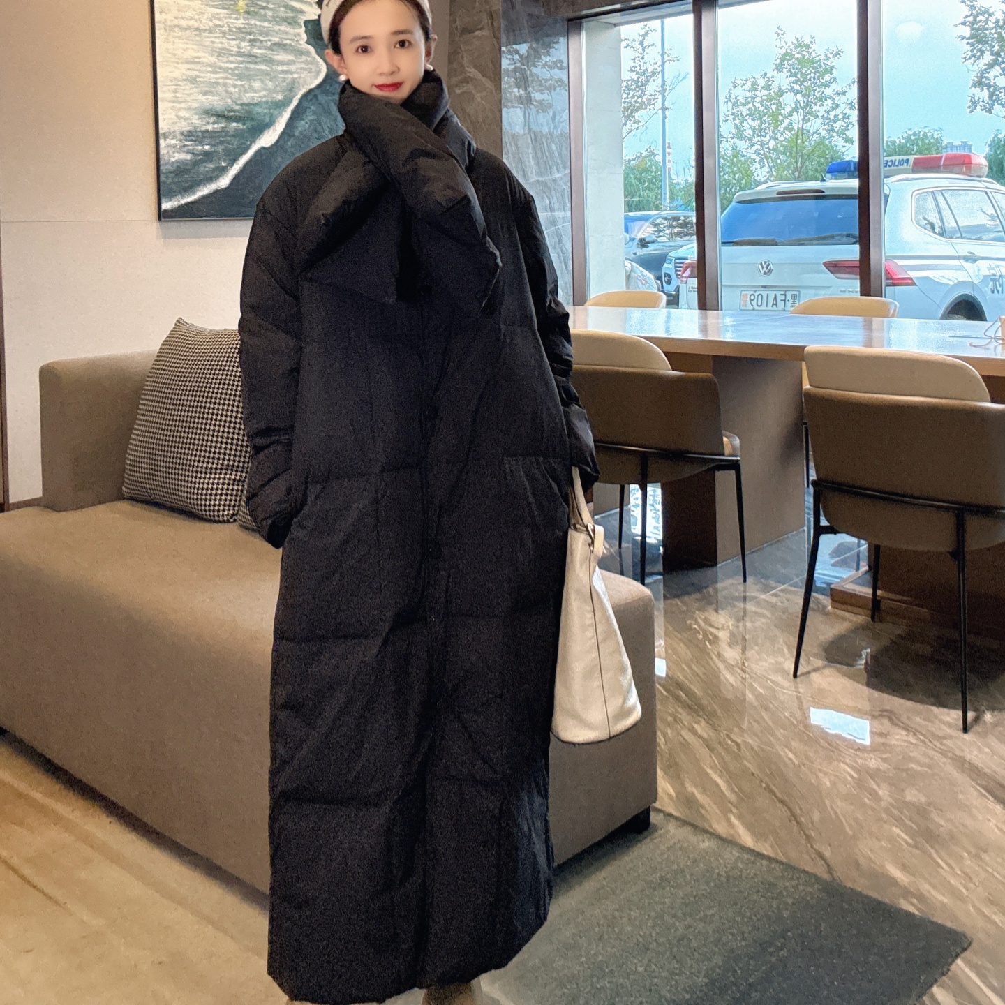 长款过膝羽绒服女2025新款高级感