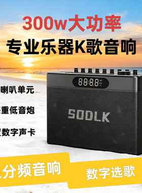 声莱克S1127Plus声卡蓝牙无线音箱户外广场舞K歌音响便携式重低音