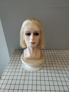 613色真人发前蕾丝假发13x4蕾丝金黄色男士发套可修剪许昌发货