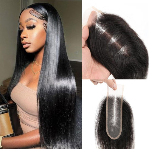 2x6蕾丝发块 全手织真人发 Lace Closure Straight Human Hair