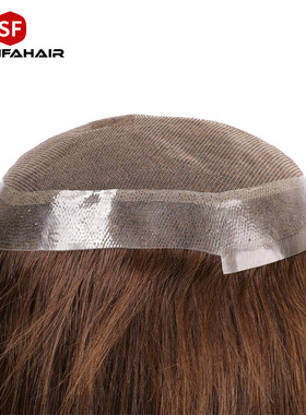 女士假发 长发toupee全手织真人假发Australia外贸女士发块假发