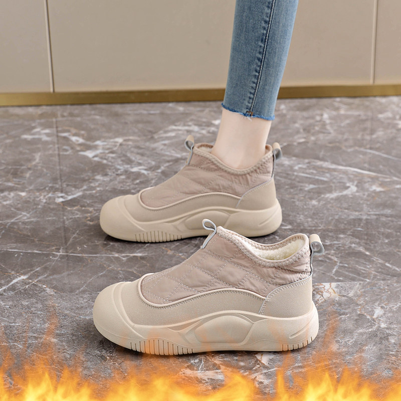 踩屎感加绒孕妇瑶瑶鞋一脚脚蹬运动鞋女款冬季防滑防水外穿二棉鞋,女鞋,棉鞋,淘宝优惠券,粉丝福利购,淘宝优惠卷