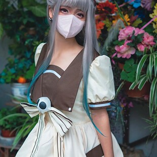 八寻宁宁cos服装女装动漫连衣裙地缚少年花子君柚木司 cos服