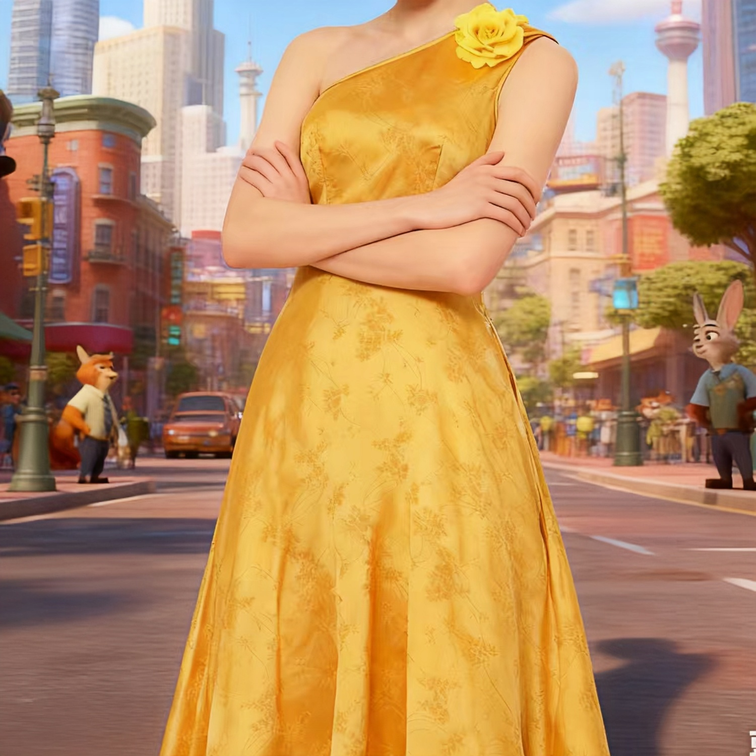 朱迪cos服礼服裙连衣裙