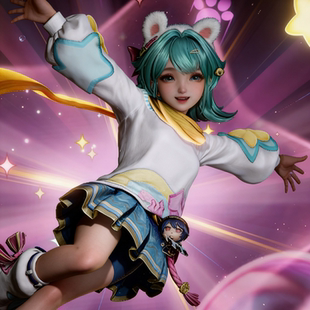 小乔线条小狗cos服装王者荣耀cosplay全套二次元游戏动漫服