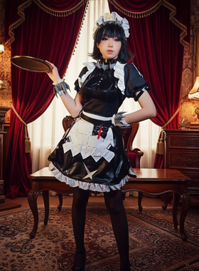 艾莲乔cos服装绝区零维多利亚家政女仆鲨鱼娘cosplay二次元服装女