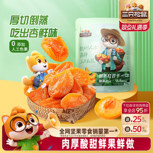 零食果脯蜜饯水果干杏脯杏肉馋嘴小吃 三只松鼠_红杏干