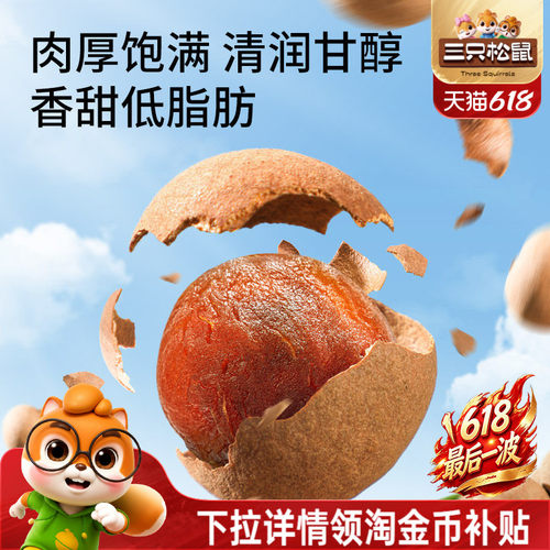 三只松鼠_桂圆干500gx1袋