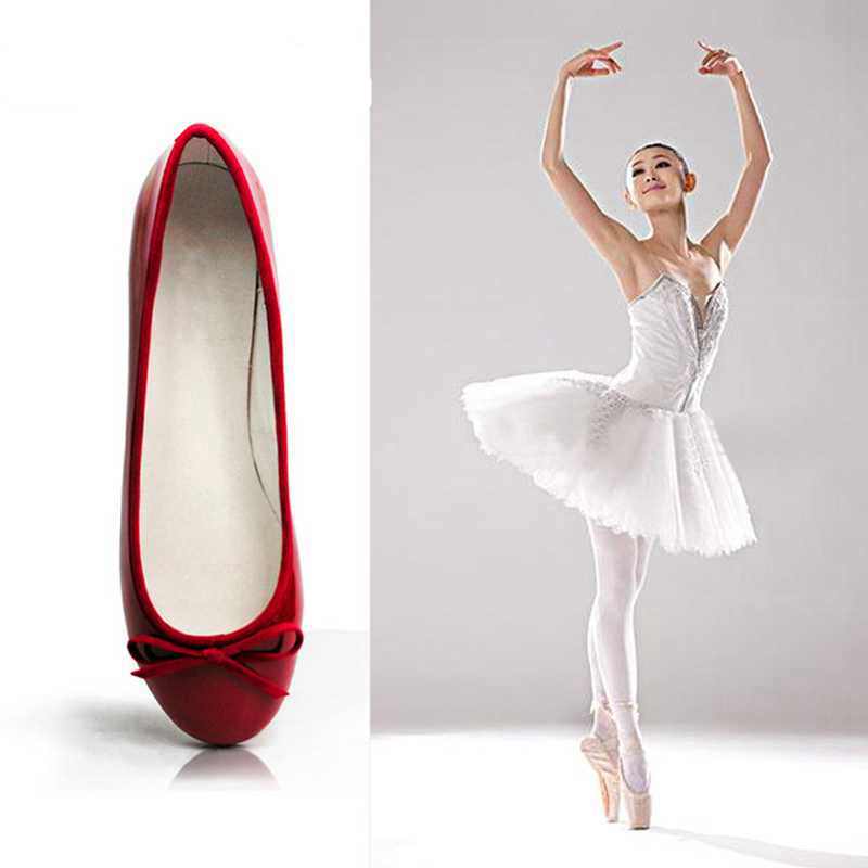 下单前请联系客服呛口小辣椒小红鞋平底甜美蝴蝶结芭蕾舞鞋43女单