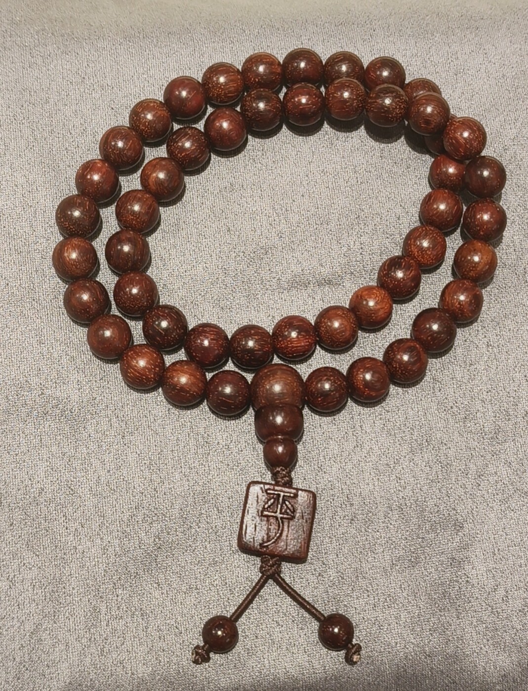 谭木匠正品手串平安小叶紫檀手串8mm*48颗送领导长辈