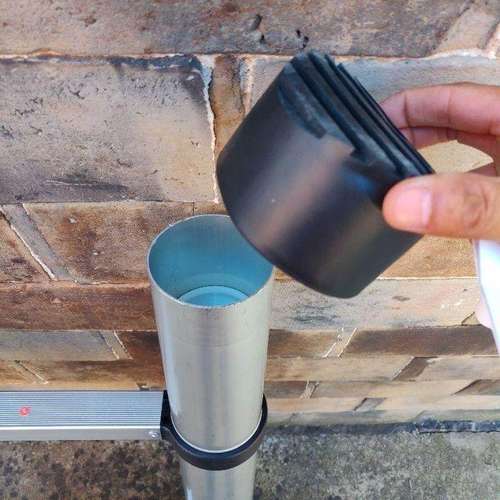 黑色加厚伸缩防滑耐磨塑胶脚套铝