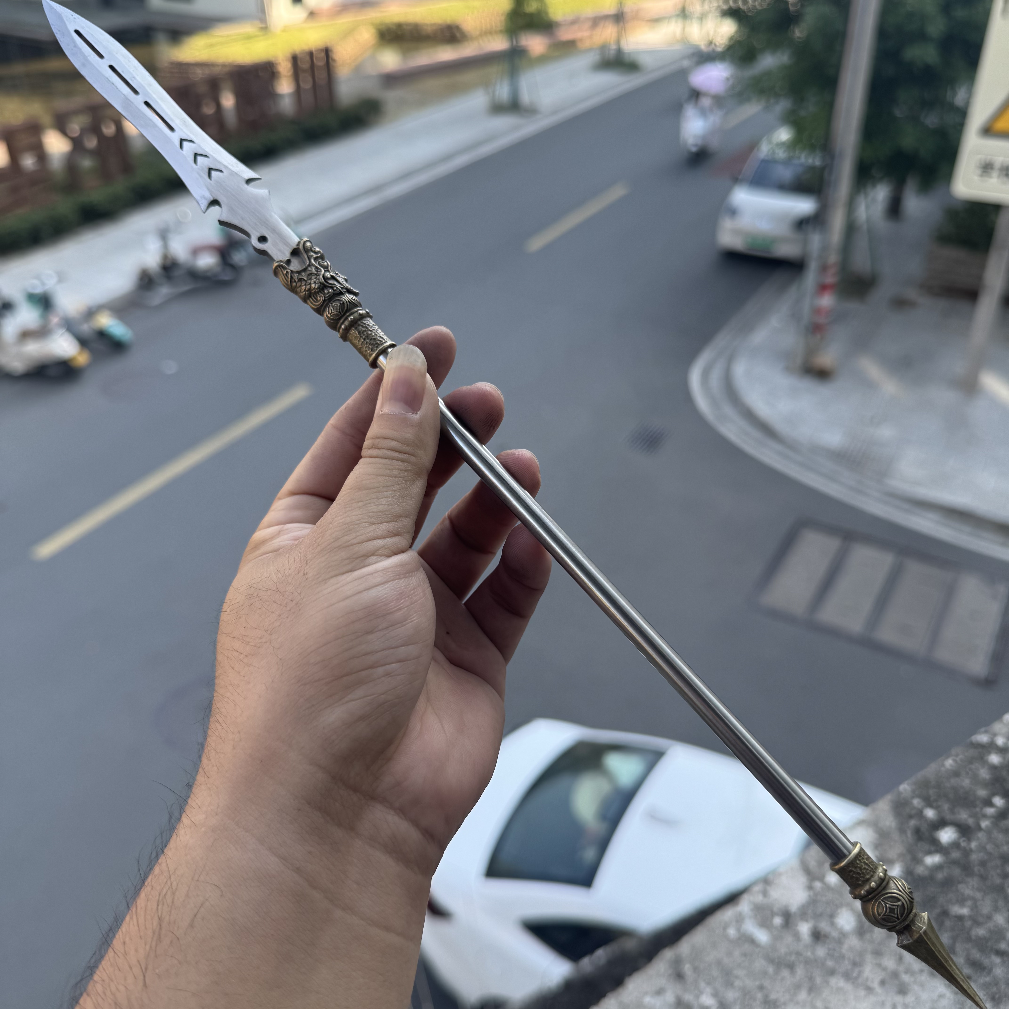 新款特价龙泉茶刀手工三国锻打兵茶道/零配