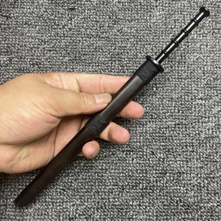 龙泉高锰钢一体小剑黑檀木刀剑手办摆件迷你刀剑收藏把玩茶针摆件