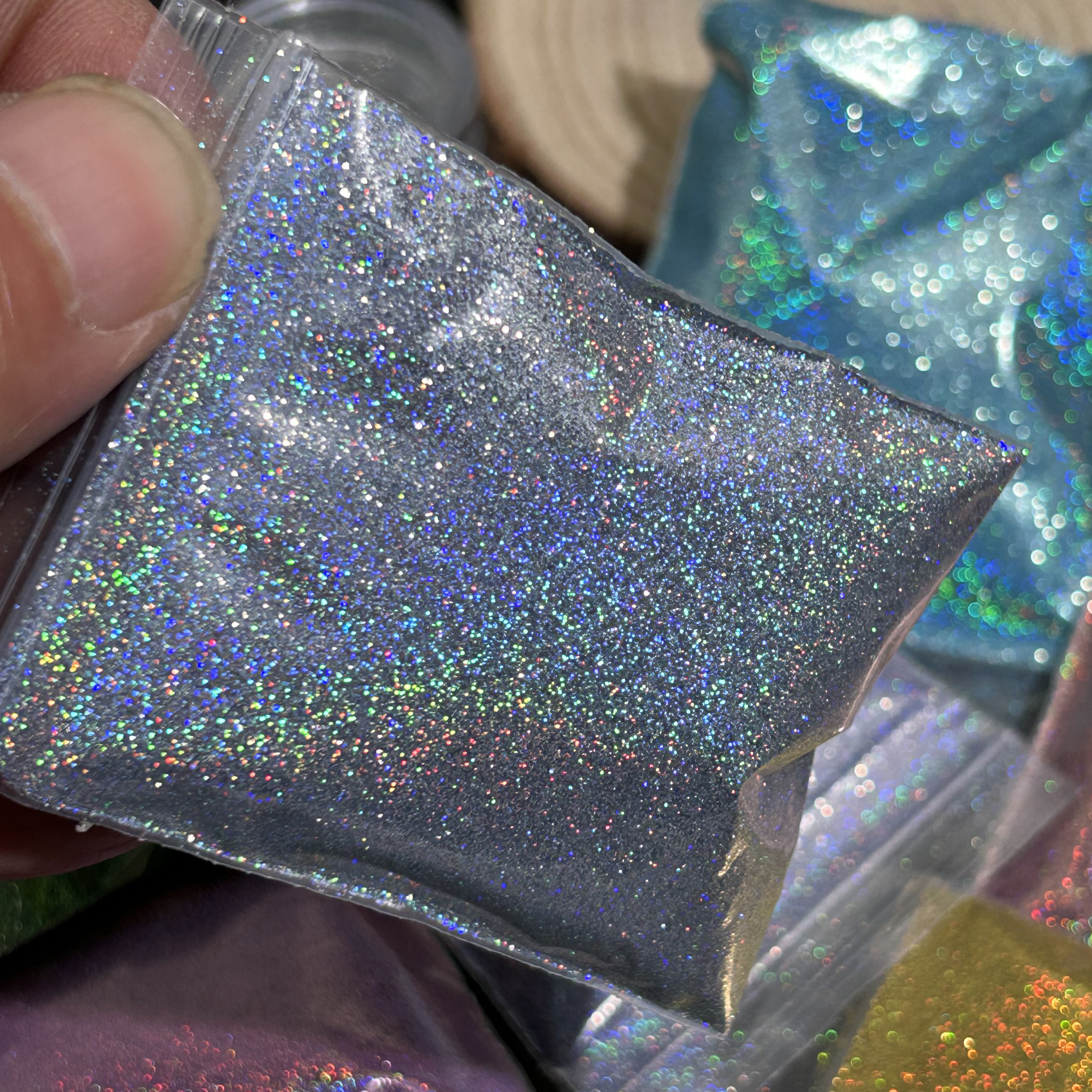 高亮镭射细粉1/360闪粉美甲饰品