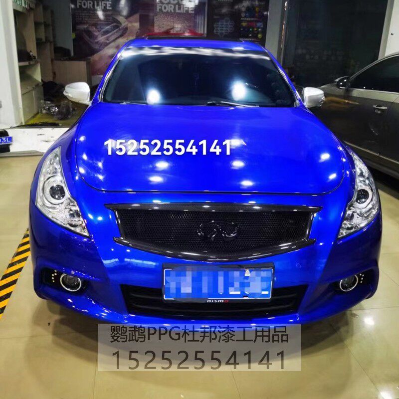 闪蝶晶蓝 蓝色妖姬 无需更改行驶证aasund鹦鹉特效漆全车改色涂装