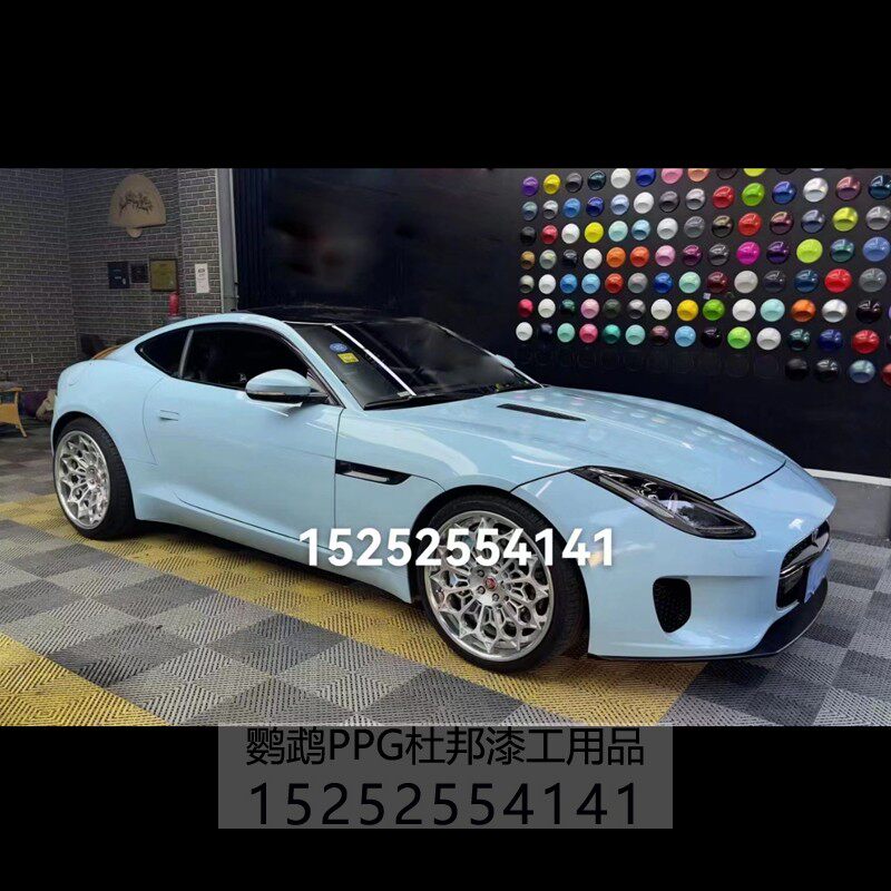 水晶冰川蓝AASUND鹦鹉 晶莹水润淡蓝色系 模型吉他钢琴改色喷漆