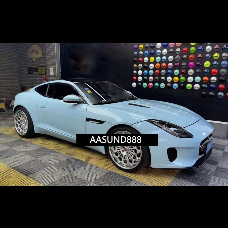 水晶冰川蓝AASUND鹦鹉 晶莹水润淡蓝色系 模型吉他钢琴改色喷漆