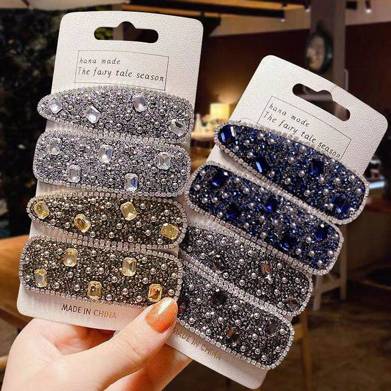 满钻水晶发夹时尚洋气女士bb夹