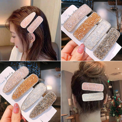 钻发夹韩版时尚简约卡子发饰bb夹