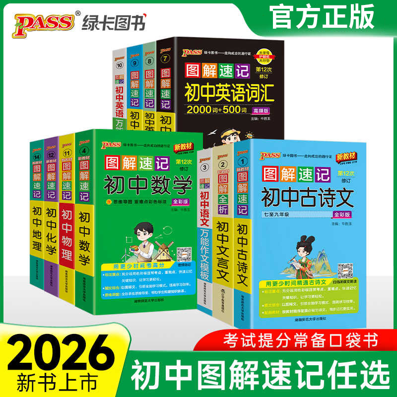 图解速记初中基础知识大全语文