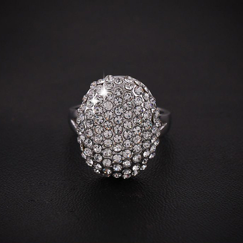 暮光之城贝拉bella结婚订婚戒指满钻戒指时尚女戒