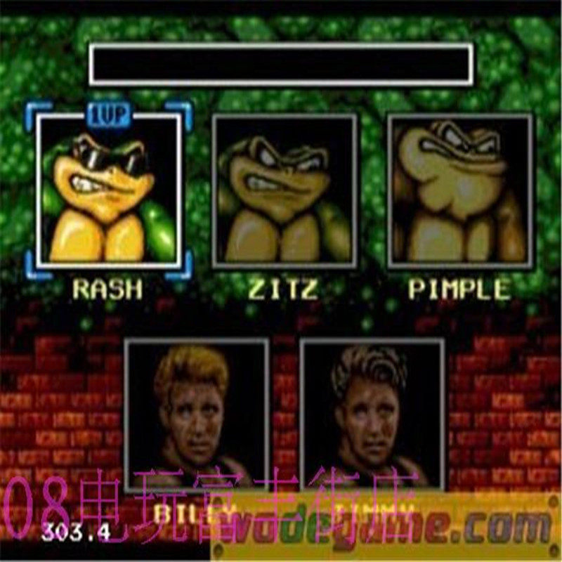 世嘉卡 md卡带 世家卡 sega游戏卡 忍者蛙与双截龙 双人过关