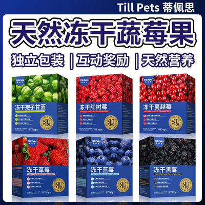 蒂佩思冻干水果蔬菜小宠零食
