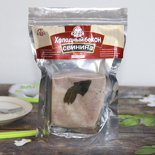 俄罗斯风味腌制萨拉五花肉萨洛沙拉月桂叶生腌即食下酒菜网红食品