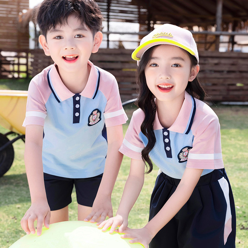 儿童班服纯棉学院风演出服毕业