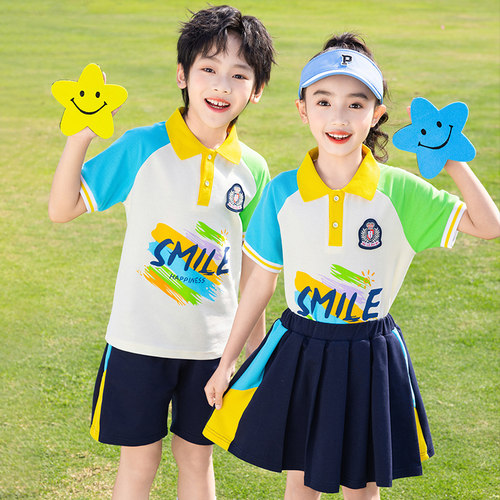 小学生校服套装夏季幼儿园园服